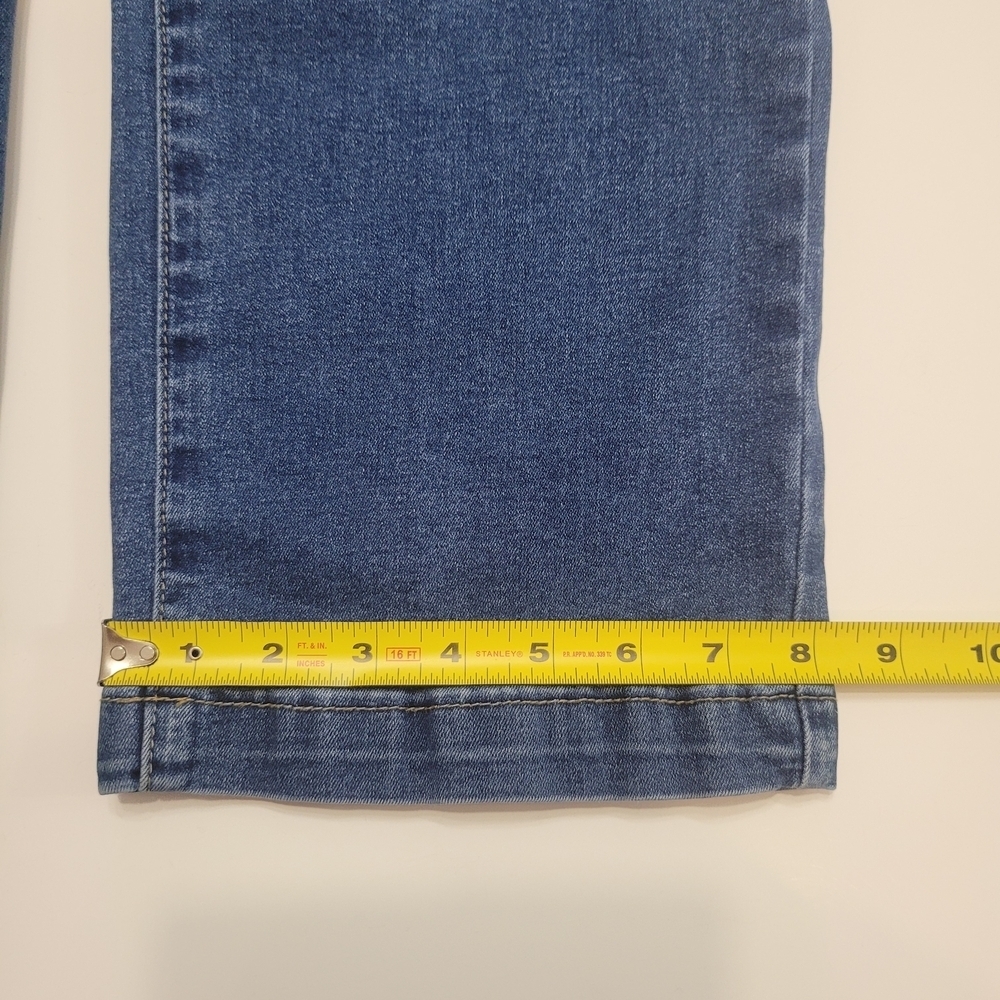 Elegant Indigo Women's Straight Leg Jeans Size 6 - Picture 12 of 14